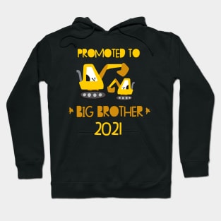 Promoted to Big brother  excavator announcing pregnancy Hoodie